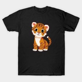 Cute Baby Tiger Cub T-Shirt